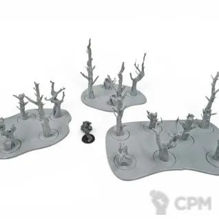 Описание картинки Мертвые деревья - Террейн от Terrain Print по цене 1 900руб | Свободный Рынок Миниатюр - СРМ