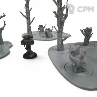 Описание картинки Мертвые деревья - Террейн от Terrain Print по цене 1 900руб | Свободный Рынок Миниатюр - СРМ