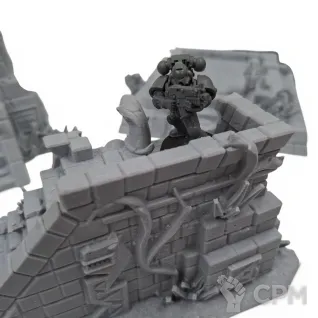 Описание картинки Руины поселения Людоящеров - Фэнтези Террейн от Terrain Print по цене 2 650руб | Свободный Рынок Миниатюр - СРМ