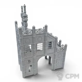 Описание картинки Завод Фабрикатора - Sector Mechanicus Террейн от Terrain Print по цене 4 800руб | Свободный Рынок Миниатюр - СРМ