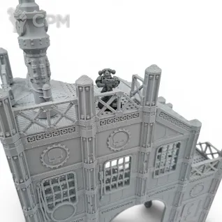 Описание картинки Завод Фабрикатора - Sector Mechanicus Террейн от Terrain Print по цене 4 800руб | Свободный Рынок Миниатюр - СРМ