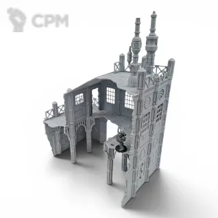 Описание картинки Завод Фабрикатора - Sector Mechanicus Террейн от Terrain Print по цене 4 800руб | Свободный Рынок Миниатюр - СРМ