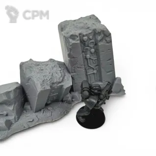 Описание картинки Обелиски Некрон - Warhammer Террейн от Terrain Print по цене 2 500руб | Свободный Рынок Миниатюр - СРМ