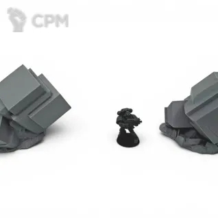 Описание картинки Обелиски Некрон - Warhammer Террейн от Terrain Print по цене 2 500руб | Свободный Рынок Миниатюр - СРМ