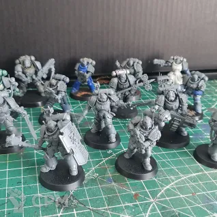 Описание картинки Deathwatch kill team от Solbadguy по цене 7 000руб | Свободный Рынок Миниатюр - СРМ