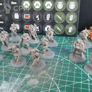 Описание картинки Kasrkin kill team от Solbadguy по цене 8 000руб | Свободный Рынок Миниатюр - СРМ