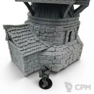 Описание картинки Большая Мельница - Фэнтези Террейн, City of Tarok от Terrain Print по цене 2 900руб | Свободный Рынок Миниатюр - СРМ