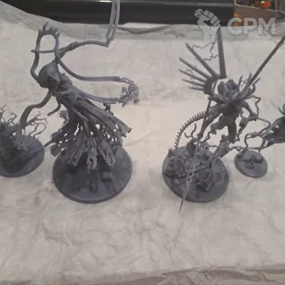 Описание картинки Все 4 C’tan:  Shard of the Nightbring, Shard of the Void Dragon, Shard of the Deceiver.... от 3d печать на заказ по цене 2 000руб | Свободный Рынок Миниатюр - СРМ