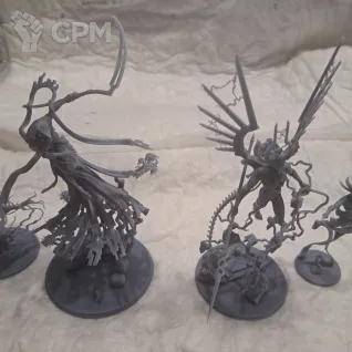 Описание картинки Все 4 C’tan:  Shard of the Nightbring, Shard of the Void Dragon, Shard of the Deceiver.... от 3d печать на заказ по цене 2 000руб | Свободный Рынок Миниатюр - СРМ
