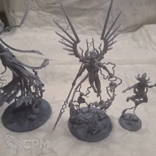 Описание картинки Все 4 C’tan:  Shard of the Nightbring, Shard of the Void Dragon, Shard of the Deceiver.... от 3d печать на заказ по цене 2 000руб | Свободный Рынок Миниатюр - СРМ
