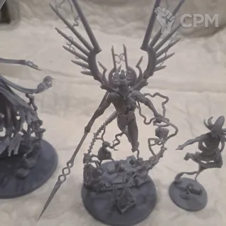 Описание картинки Все 4 C’tan:  Shard of the Nightbring, Shard of the Void Dragon, Shard of the Deceiver.... от 3d печать на заказ по цене 2 000руб | Свободный Рынок Миниатюр - СРМ