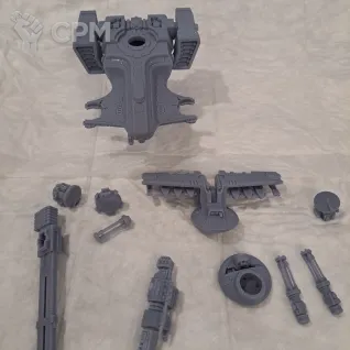 Описание картинки Hammerhead Gunship \ Devilfish \ Sky Ray Gunship от 3d печать на заказ по цене 1 400руб | Свободный Рынок Миниатюр - СРМ