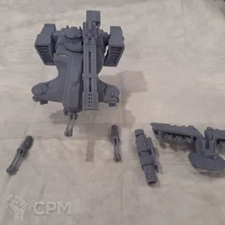 Описание картинки Hammerhead Gunship \ Devilfish \ Sky Ray Gunship от 3d печать на заказ по цене 1 400руб | Свободный Рынок Миниатюр - СРМ