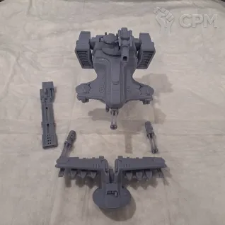 Описание картинки Hammerhead Gunship \ Devilfish \ Sky Ray Gunship от 3d печать на заказ по цене 1 400руб | Свободный Рынок Миниатюр - СРМ