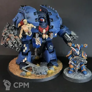 Описание картинки Night Lords Legion Leviathan Dreadnought | Левиафан Дредноут Повелителей Ночи от Moneykells по цене 3 000руб | Свободный Рынок Миниатюр - СРМ