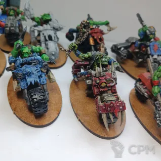 Описание картинки Ork warbiker 2 от boltdac по цене 6 000руб | Свободный Рынок Миниатюр - СРМ