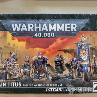 Описание картинки Captain Titus and the Wardens of Ultramar, ориг, запечатанный от Утка по цене 8 800руб | Свободный Рынок Миниатюр - СРМ