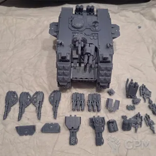 Описание картинки Land Raider / Land Raider Crusader / Land Raider Redeemer от 3d печать на заказ по цене 1 800руб | Свободный Рынок Миниатюр - СРМ