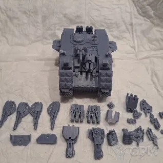 Описание картинки Land Raider / Land Raider Crusader / Land Raider Redeemer от 3d печать на заказ по цене 1 800руб | Свободный Рынок Миниатюр - СРМ
