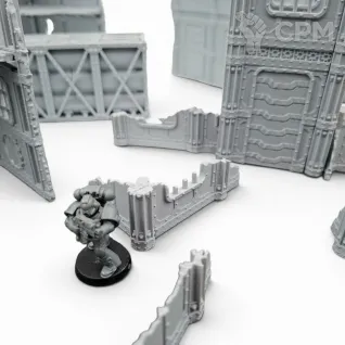 Описание картинки Набор Террейна 11th Редакции - Sector Mechanicus от Terrain Print по цене 6 400руб | Свободный Рынок Миниатюр - СРМ