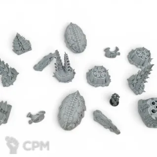 Описание картинки Killzone Upgrade: Tyranid Infestation от Terrain Print по цене 1 400руб | Свободный Рынок Миниатюр - СРМ