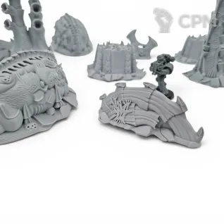 Описание картинки Killzone Upgrade: Tyranid Infestation от Terrain Print по цене 1 400руб | Свободный Рынок Миниатюр - СРМ