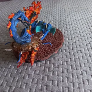 Описание картинки Burning chariot of Tzeentch от Iris68 по цене 6 500руб | Свободный Рынок Миниатюр - СРМ