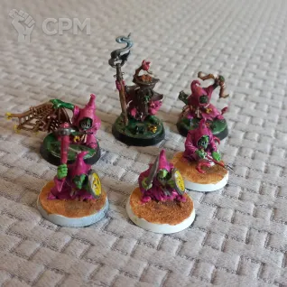 Описание картинки Gloomspite gitz 6шт. от Iris68 по цене 1 100руб | Свободный Рынок Миниатюр - СРМ