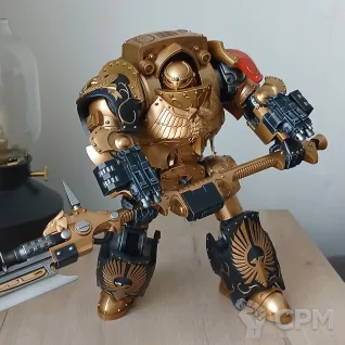 Описание картинки Legio Custodes Contemptor-Achillus Dreadnought от Madfantetris по цене 5 500руб | Свободный Рынок Миниатюр - СРМ