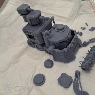 Описание картинки Battlewagon от 3d печать на заказ по цене 1 900руб | Свободный Рынок Миниатюр - СРМ