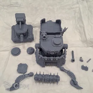Описание картинки Battlewagon от 3d печать на заказ по цене 1 900руб | Свободный Рынок Миниатюр - СРМ