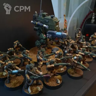 Описание картинки Astra Militarum (Shock Troops, Sentinel, Comm. Squad) от Moneykells по цене 7 400руб | Свободный Рынок Миниатюр - СРМ