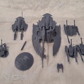 Описание картинки Wave Serpent /  Fire Prism / Falcon от 3d печать на заказ по цене 1 400руб | Свободный Рынок Миниатюр - СРМ