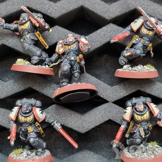 Описание картинки Black Templars assault intercessors (5), ориг от Утка по цене 1 900руб | Свободный Рынок Миниатюр - СРМ