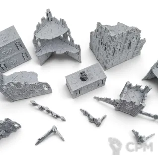 Описание картинки Набор Террейна 11th Редакции - Adeptus Sororitas от Terrain Print по цене 6 400руб | Свободный Рынок Миниатюр - СРМ