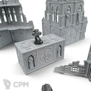 Описание картинки Набор Террейна 11th Редакции - Adeptus Sororitas от Terrain Print по цене 6 400руб | Свободный Рынок Миниатюр - СРМ