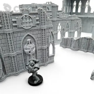 Описание картинки Набор Террейна 11th Редакции - Adeptus Sororitas от Terrain Print по цене 6 400руб | Свободный Рынок Миниатюр - СРМ