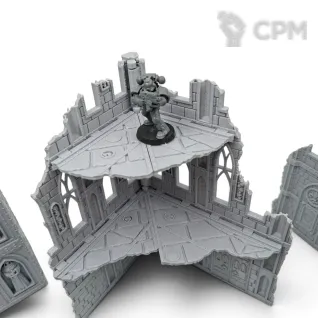 Описание картинки Набор Террейна 11th Редакции - Adeptus Sororitas от Terrain Print по цене 6 400руб | Свободный Рынок Миниатюр - СРМ