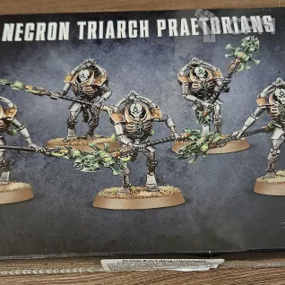Описание картинки Necron Triarch Praetorians от DarkyTFc по цене 5 000руб | Свободный Рынок Миниатюр - СРМ