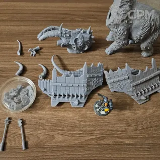 Описание картинки Chaos War Mammoth от DarkyTFc по цене 1 800руб | Свободный Рынок Миниатюр - СРМ