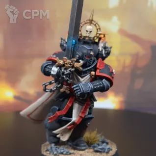 Описание картинки Black Templars Sword Brother | Брат Меча от Moneykells по цене 1 500руб | Свободный Рынок Миниатюр - СРМ