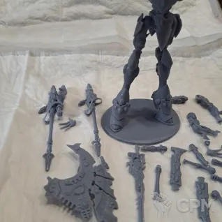 Описание картинки Wraithknight \ Wraithknight with Ghostglaive от 3d печать на заказ по цене 1 500руб | Свободный Рынок Миниатюр - СРМ