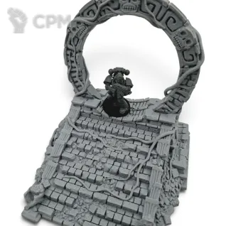 Описание картинки Древние Врата - Фэнтези Террейн, New Eden от Terrain Print по цене 700руб | Свободный Рынок Миниатюр - СРМ