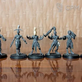 Описание картинки Daemonettes of Slaanesh от АкимЪ по цене 2 200руб | Свободный Рынок Миниатюр - СРМ