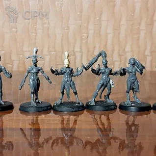 Описание картинки Daemonettes of Slaanesh от АкимЪ по цене 2 200руб | Свободный Рынок Миниатюр - СРМ