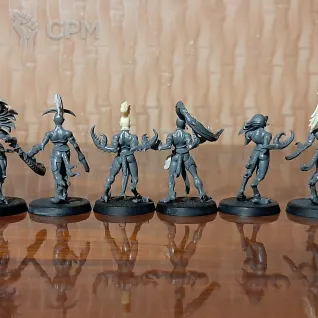 Описание картинки Daemonettes of Slaanesh от АкимЪ по цене 2 200руб | Свободный Рынок Миниатюр - СРМ