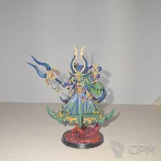 Описание картинки Ahriman Arch-Sorcerer Of Tzeentch от Вячеслав Василенко по цене 1 500руб | Свободный Рынок Миниатюр - СРМ
