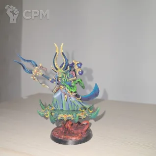 Описание картинки Ahriman Arch-Sorcerer Of Tzeentch от Вячеслав Василенко по цене 1 500руб | Свободный Рынок Миниатюр - СРМ