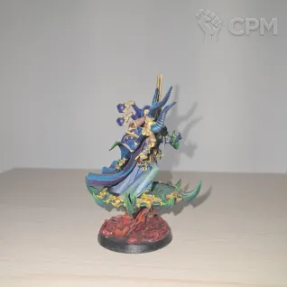 Описание картинки Ahriman Arch-Sorcerer Of Tzeentch от Вячеслав Василенко по цене 1 500руб | Свободный Рынок Миниатюр - СРМ