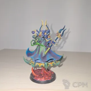 Описание картинки Ahriman Arch-Sorcerer Of Tzeentch от Вячеслав Василенко по цене 1 500руб | Свободный Рынок Миниатюр - СРМ